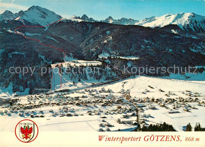 73587497 Goetzens Tirol Fliegeraufnahme mit Nockspitze Kalkkoegel und Lizum