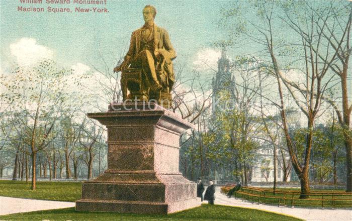 73588834 New York City William Seward Monument Madison Square