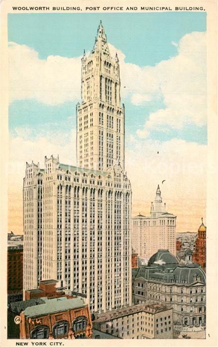 73588861 New York City Woolworth Building Post Office and Municipal Building