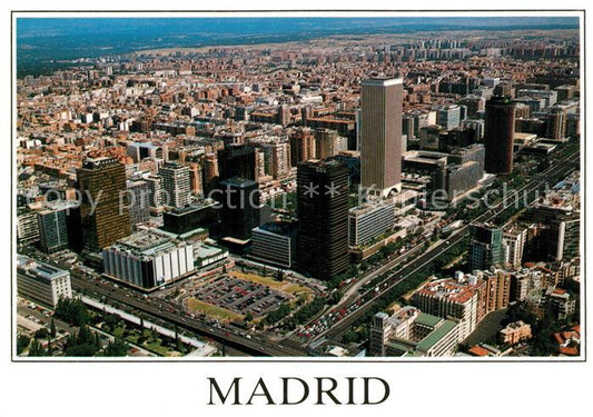 73589209 Madrid Spain Stadtpanorama Fliegeraufnahme