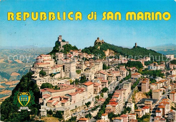 73589534 San Marino Repubblica Fliegeraufnahme Drei T?rme