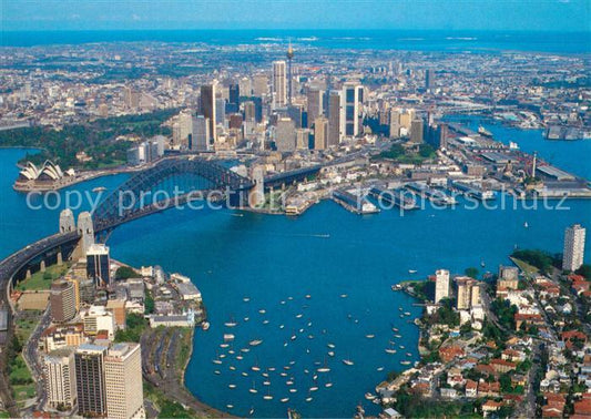 73590966 Photo aérienne de Sydney Nouvelle-Galles du Sud Skyline Harbour