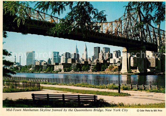 73590468 New York City Mid Town Manhattan Skyline Queensboro Bridge