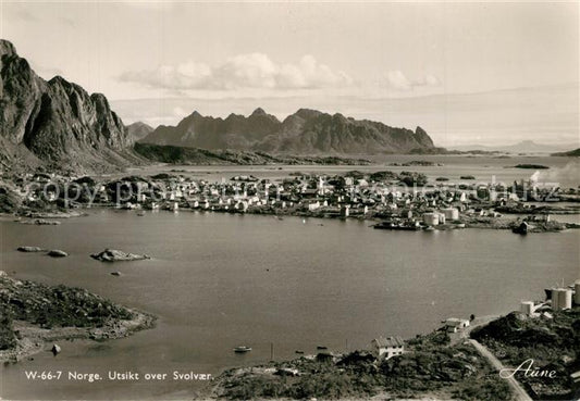 73592678 Svolvær Panorama Fliegeraufnahme