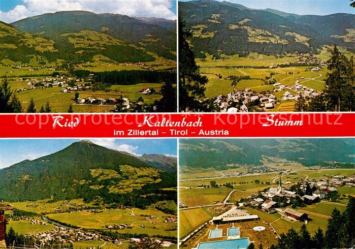 73592259 Ried Zillertal Stumm Fliegeraufnahme