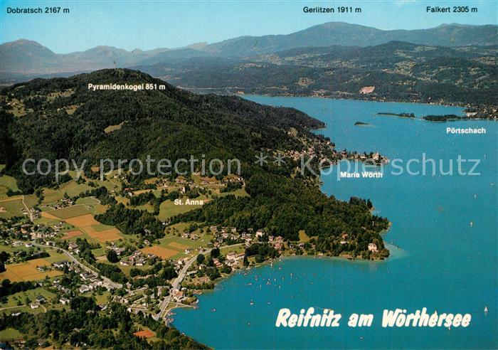 73592505 Reifnitz W?rthersee Fliegeraufnahme S?dufer