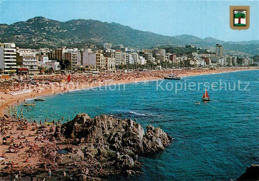 73592905 Lloret de Mar Fliegeraufnahme mit Strand