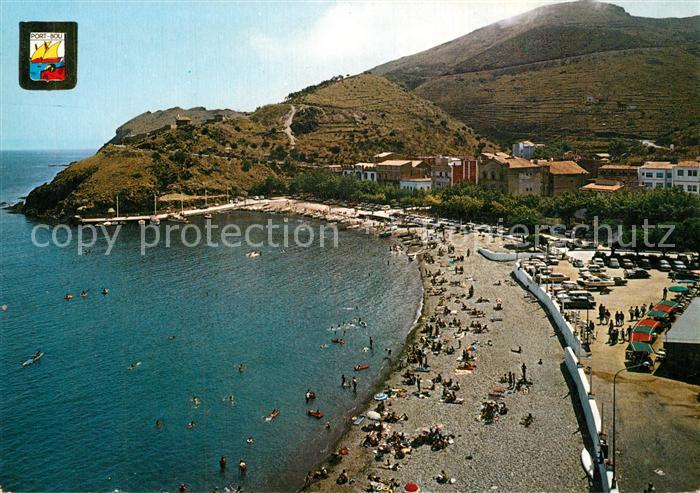 73592906 Port Bou Fliegeraufnahme Strand