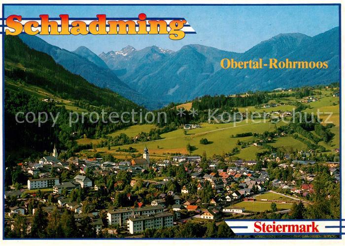 73597000 Schladming Obersteiermark Fliegeraufnahme Obertal-Rohrmoos Ennstal