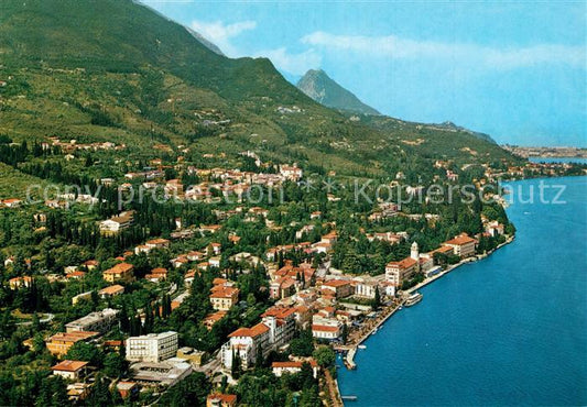 73597019 Gardone Garda Fliegeraufnahme Gardasee