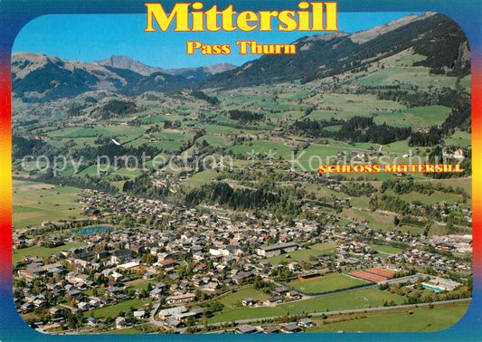 73598315 Mittersill Oberpinzgau Schloss Pass Thurn Fliegeraufnahme