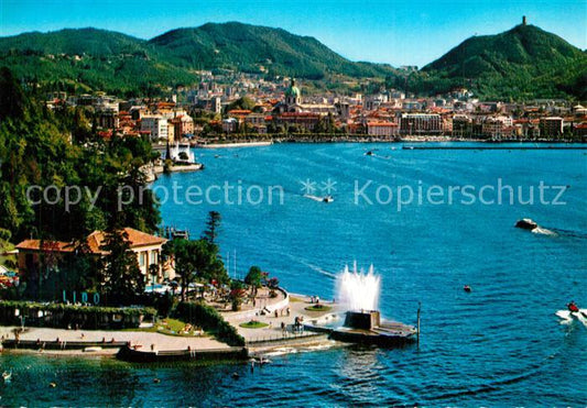 73597816 Como Lago di Como Fliegeraufnahme