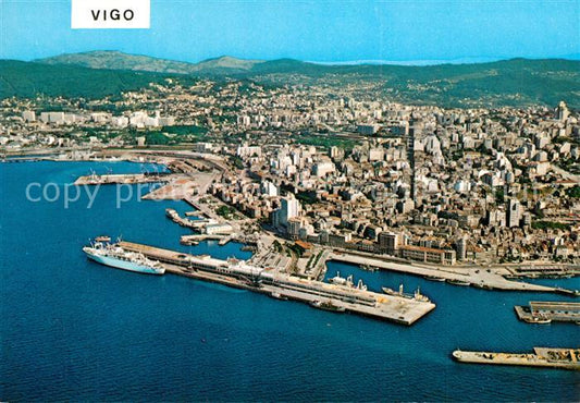 73597825 Vigo Galicia Espana Fliegeraufnahme