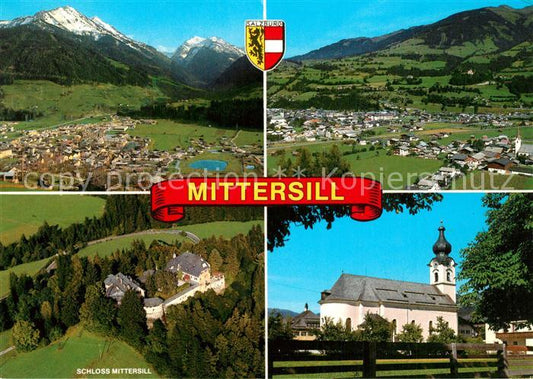 73598778 Mittersill Oberpinzgau Schloss Mittersill Fliegeraufnahme