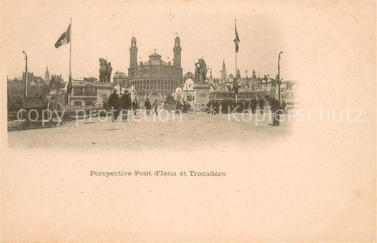 73634182 Exposition Universelle Paris 1900 Pont d Iena Trocadero