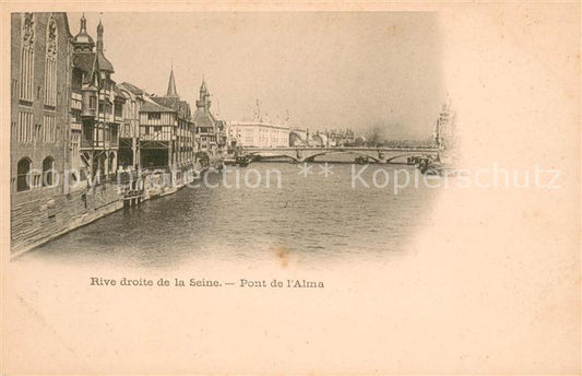 73634185 Exposition Universelle Paris 1900 Pont de l'Alma