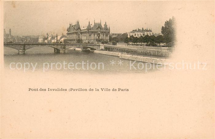 73634191 Exposition Universelle Paris 1900 Pont des Invalides