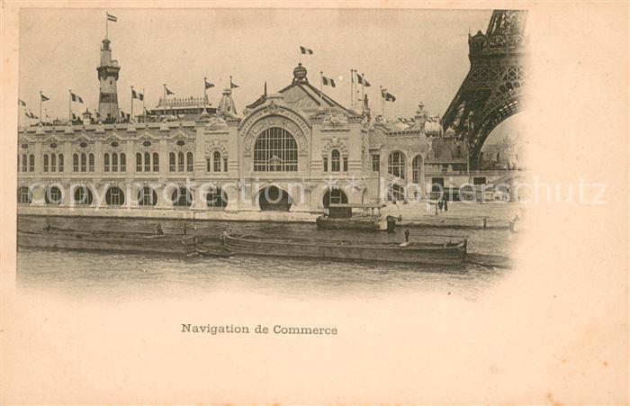 73634194 Exposition Universelle Paris 1900 Navigation de Commerce