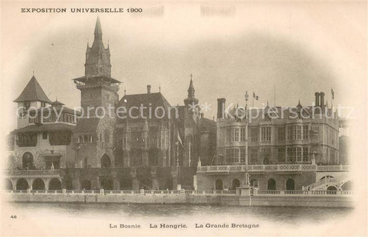 73634204 Exposition Universelle Paris 1900 Bosnie Hongrie Grande Bretagne