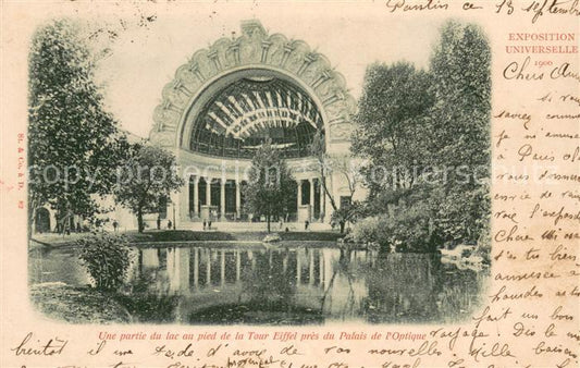 73634212 Exposition Universelle Paris 1900 Lac Palais de l'Optique