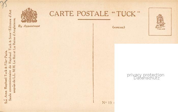 73634217 Verlag Tucks Oilette Nr. 15 Paris Trocadero Beraud