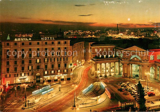 73634670 Genova Genua Liguria Hotel Aquila e Reale di notte