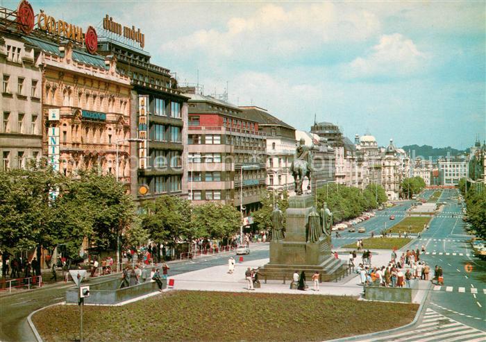 73635547 Praha Prahy Prague Vaclavske namesti Wenzelsplatz Denkmal