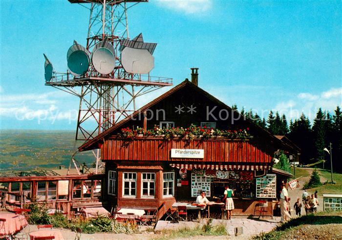 73635765 Bregenz Vorarlberg Gasthaus Pfaenderspitze mit Fernsehtrum