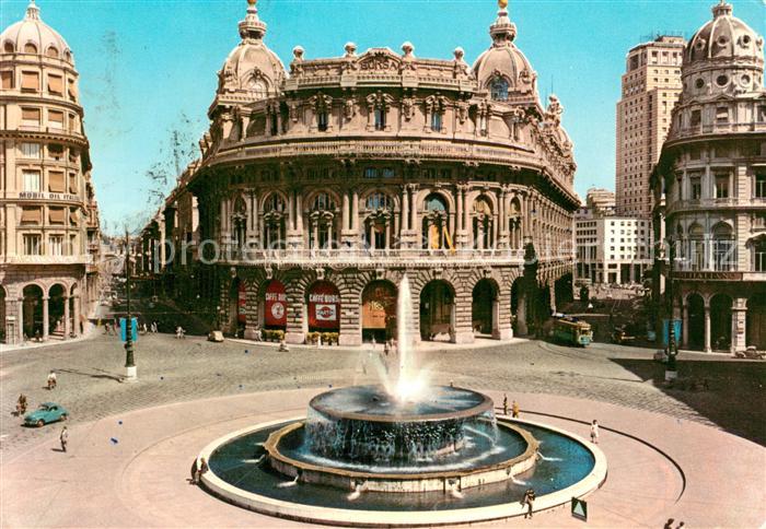 73636308 Genova Genua Liguria Piazza de Ferrari Fontana