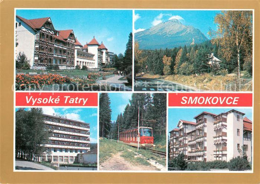 73636498 Vysoke Tatry Tatransky narodny park Hotels Zahnradbahn Hohe Tatra Natio