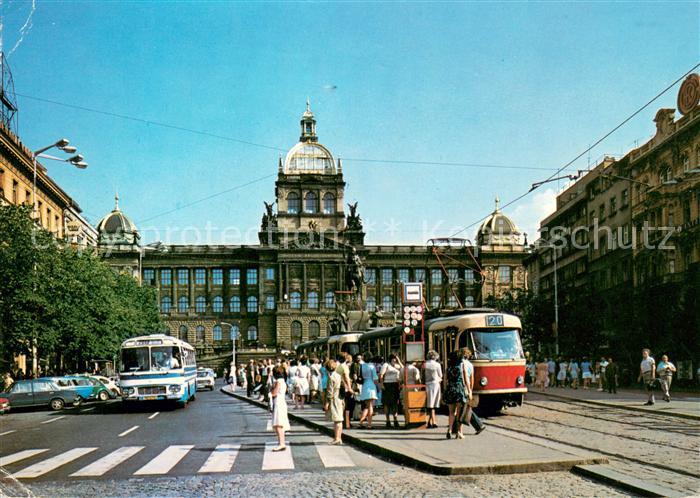 73637445 Praha Prahy Prague Nationalmuseum Strassenbahn