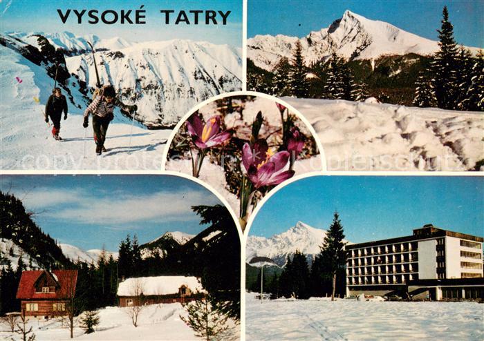 73637969 Vysoke Tatry Vystup na Krivan Hotel Krivan Safran Heuffelov Horaren Tan