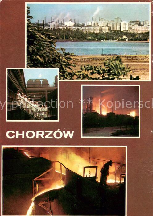 73638140 Chorzow Koenigshuette Oberschlesien Widok od strony Swietochlowic Hutni