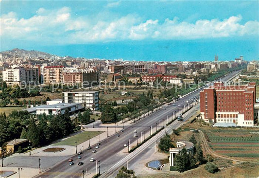 73644433 Barcelona Cataluna Avenida del Generalisimo desde Pedralbes