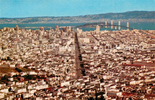 73646076 San Francisco California View of the City is taken from Twin Peaks