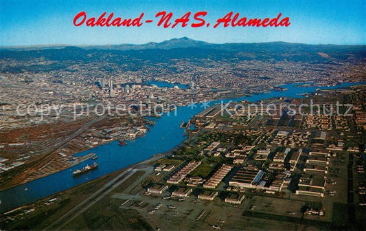 73646778 Oakland California NAS Alameda Air view