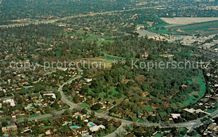 73646782 Arcadia California Aerial view of the Arboretum