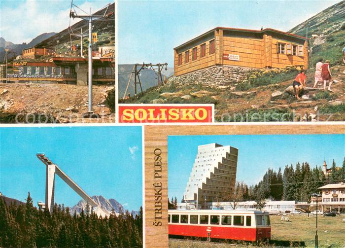 73649104 Strbske Pleso Berghotel Solisko Vysoke Tatry Hohe Tatra Skisprungschanz