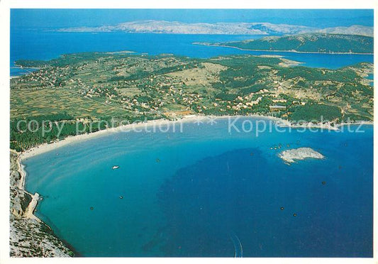 73649588 Rab Croatia Fliegeraufnahme mit Hoteli San Marino Kamp Rajska Plaza