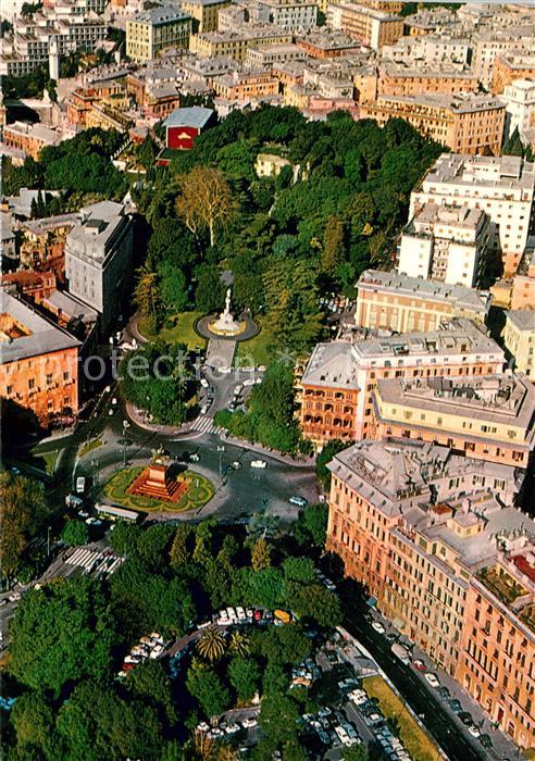 73650426 Genova Genua Liguria Piazza Corvetto vista dall'aereo