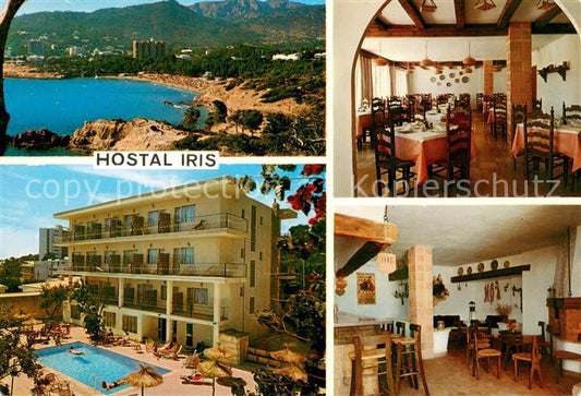 73652089 Paguera Mallorca Islas Baleares Hostal Iris Restaurant Swimming Pool Ku