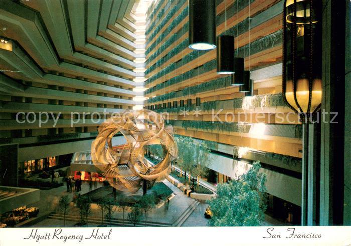 73653873 San Francisco California Hyatt Regency Hotel Atrium and lobby