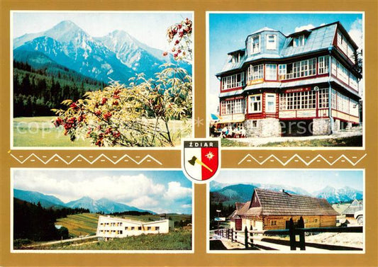 73655194 Zdiar Vysoke Tatry Panorama Hohe Tatra Berghotels Berghuette