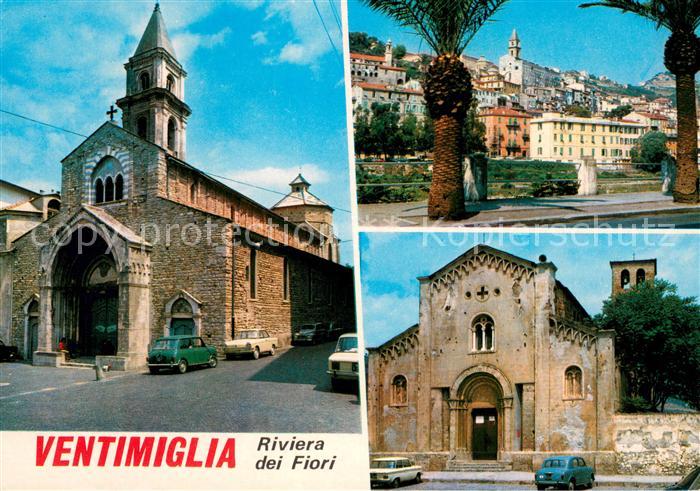 73656340 Ventimiglia Liguria Teilansicht Kirchen