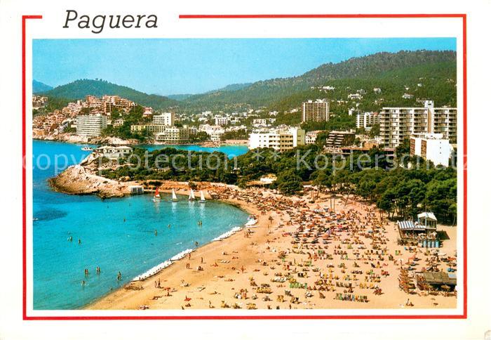 73656576 Paguera Mallorca Islas Baleares Playa de Tora Fliegeraufnahme