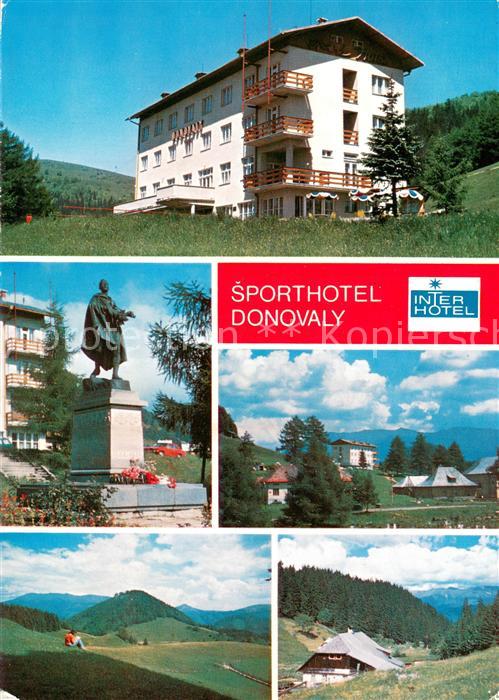 73657500 Donovaly Nizke Tatry Slovakia Sporthotel Donovaly Denkmal Statue Landsc