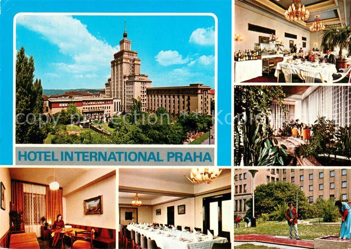 73657502 Praha Prahy Prague Hotel International Restaurant Minigolf