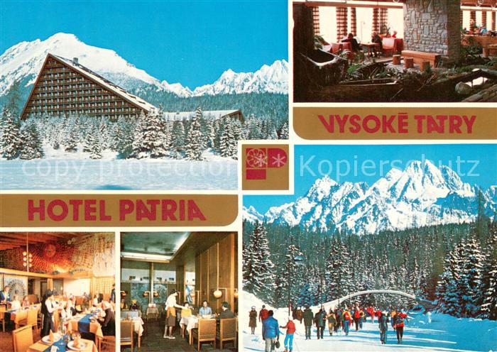 73658055 Strbske Pleso Interhotel Patria Berghotel Wintersportplatz Hohe Tatra