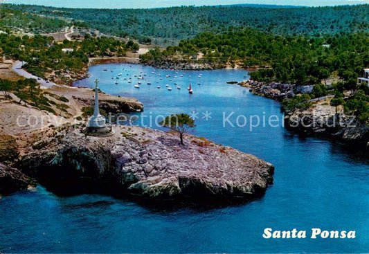 73661915 Santa Ponsa Mallorca Islas Baleares Vista aérea de una de sus caletas