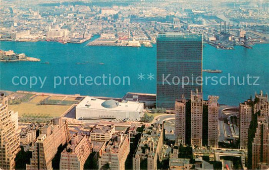 73660174 New York City United Nations Buildngs and the East River